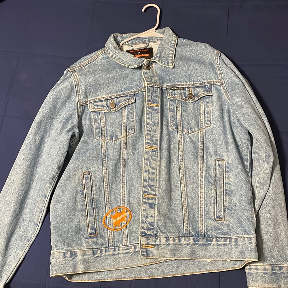 Members only x Nickelodeon Jean jacket!